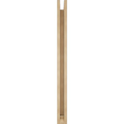 Ekena Millwork - BKTUR0352X36X44LEC01RCPR - Timberthane Faux Wood Legacy Style Bracket w/ Offset Brace, Traditional Ends, 3 1/2"W x 36"D x 44"H, Primed Tan
