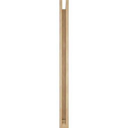 Ekena Millwork - BKTUR0352X42X48LEC01RCPR - Timberthane Faux Wood Legacy Style Bracket w/ Offset Brace, Traditional Ends, 3 1/2"W x 42"D x 48"H, Primed Tan