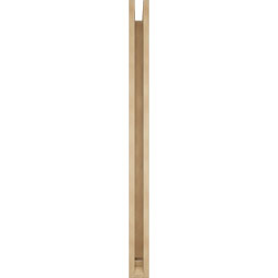 Ekena Millwork - BKTUR0352X48X48LEC01RCPR - Timberthane Faux Wood Legacy Style Bracket w/ Offset Brace, Traditional Ends, 3 1/2"W x 48"D x 48"H, Primed Tan