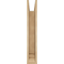 Ekena Millwork - BKTUR0554X30X34LEC01RCPR - Timberthane Faux Wood Legacy Style Bracket w/ Offset Brace, Traditional Ends, 5 1/2"W x 30"D x 34"H, Primed Tan