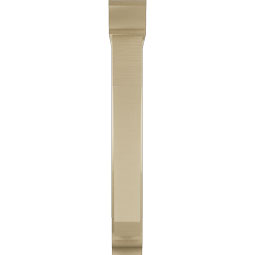 Ekena Millwork - BKTUR0554X30X42LEC01RCPR - Timberthane Faux Wood Legacy Style Bracket w/ Offset Brace, Traditional Ends, 5 1/2"W x 30"D x 42"H, Primed Tan