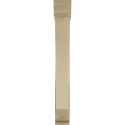 Ekena Millwork - BKTUR0554X32X44LEC01RCPR - Timberthane Faux Wood Legacy Style Bracket w/ Offset Brace, Traditional Ends, 5 1/2"W x 32"D x 44"H, Primed Tan