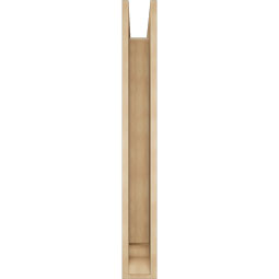 Ekena Millwork - BKTUR0554X36X44LEC01RCPR - Timberthane Faux Wood Legacy Style Bracket w/ Offset Brace, Traditional Ends, 5 1/2"W x 36"D x 44"H, Primed Tan
