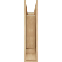 Ekena Millwork - BKTUR0756X20X32LEC01RCPR - Timberthane Faux Wood Legacy Style Bracket w/ Offset Brace, Traditional Ends, 7 1/2"W x 20"D x 32"H, Primed Tan