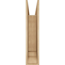 Ekena Millwork - BKTUR0756X36X36LEC01RCPR - Timberthane Faux Wood Legacy Style Bracket w/ Offset Brace, Traditional Ends, 7 1/2"W x 36"D x 36"H, Primed Tan