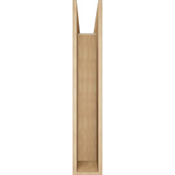 Ekena Millwork - BKTUR0756X36X44LEC05RCPR - Timberthane Faux Wood Legacy Style Bracket w/ Offset Brace, Block Ends, 7 1/2"W x 36"D x 44"H, Primed Tan