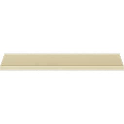 Ekena Millwork - MLD01X01X02CL - Endurathane Classic Roped Crown Moulding, 1 7/8"H x 1 7/8"P x 2 3/4"F x 94 1/2"L, (1" Repeat), Factory Primed