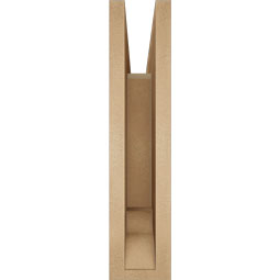 Ekena Millwork - BKTURMRC00 - Timberthane Rough Cedar Faux Wood Merced Traditional Bracket