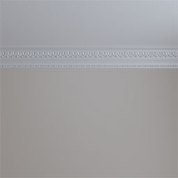 Ekena Millwork - MLD05X03X05NA - Endurathane Nadia Crown Moulding, 4 3/4"H x 2 3/4"P x 5 3/8"F x 94 1/2"L, (2 1/4" Repeat), Factory Primed