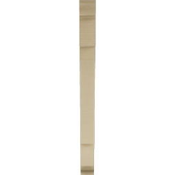 Ekena Millwork - BKTUR035X30X42MRC01RCPR - Timberthane Faux Wood Merced Style Bracket, Traditional Ends, 3 1/2"W x 30"D x 42"H, Primed Tan