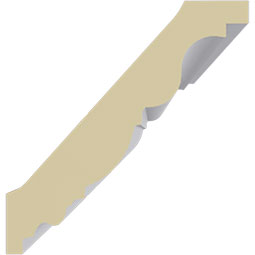 Ekena Millwork - MLD03X03X04CL - Endurathane Classic Twist Crown Moulding, 2 7/8"H x 2 3/4"P x 3 7/8"F x 94 1/2"L, (1 5/8" Repeat), Factory Primed