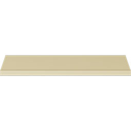 Ekena Millwork - MLD03X03X04CL - Endurathane Classic Twist Crown Moulding, 2 7/8"H x 2 3/4"P x 3 7/8"F x 94 1/2"L, (1 5/8" Repeat), Factory Primed