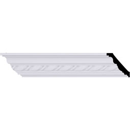 Ekena Millwork - MLD03X03X04CL - Endurathane Classic Twist Crown Moulding, 2 7/8"H x 2 3/4"P x 3 7/8"F x 94 1/2"L, (1 5/8" Repeat), Factory Primed