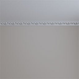 Ekena Millwork - MLD02X02X03HA - Endurathane Hampshire Crown Moulding, 2"H x 2"P x 2 7/8"F x 94 1/2"L, (4 1/4" Repeat), Factory Primed