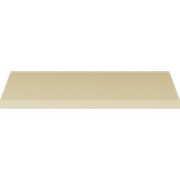 Ekena Millwork - MLD04X04X05RO - Endurathane Rose Crown Moulding, 3 7/8"H x 3 7/8"P x 5 1/2"F x 94 1/2"L, (1/2" Repeat), Factory Primed
