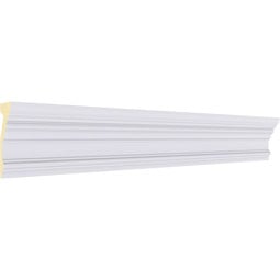 Ekena Millwork - SAMPLE-MLD05X02X08SE - SAMPLE - Endurathane Seville Moulding, 5 1/2"H x 2"P x 6"F x 12"L, Factory Primed