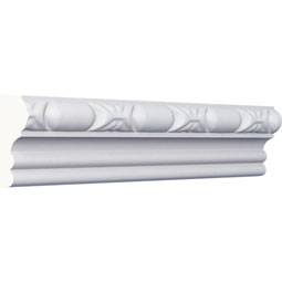 Ekena Millwork - PML02X01CL - Endurathane Classic Barrel Panel Moulding, 1 3/4"H x 7/8"P x 94 1/2"L, Factory Primed