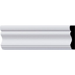 Ekena Millwork - PML03X01SM - Endurathane Smooth Panel Moulding, 2 7/8"H x 5/8"P x 94 1/2"L, Factory Primed
