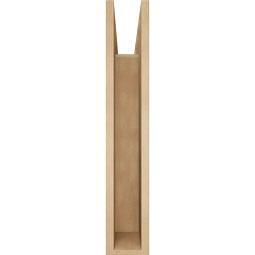 Ekena Millwork - BKTUR055X24X32MRC05RCPR - Timberthane Faux Wood Merced Style Bracket, Block Ends, 5 1/2"W x 24"D x 32"H, Primed Tan
