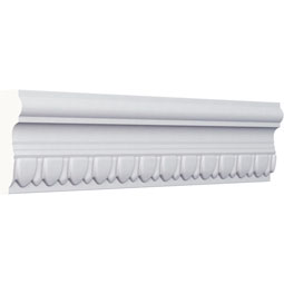 Ekena Millwork - PML02X01EG - Endurathane Egg & Dart Classic Panel Moulding, 1 7/8"H x 5/8"P x 94 1/2"L, Factory Primed