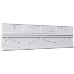 Ekena Millwork - PML06X01SW - Endurathane Large Swindon Panel Moulding, 5 7/8"H x 7/8"P x 94 1/2"L, Factory Primed