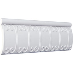 Ekena Millwork - PML10X02HM - Endurathane Vertical Hamilton Panel Moulding, 9 7/8"H x 1 5/8"P x 94 1/2"L, Factory Primed