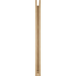 Ekena Millwork - BKTUR0352X48X48MRC01RCPR - Timberthane Faux Wood Merced Style Bracket w/ Offset Brace, Traditional Ends, 3 1/2"W x 48"D x 48"H, Primed Tan