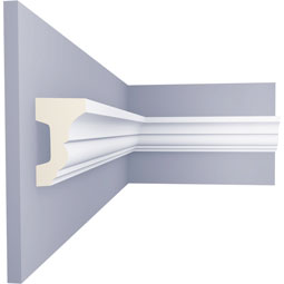 Ekena Millwork - PML03X02CL - Endurathane Classic Panel Moulding, 2 3/4"H x 1 3/8"P x 94 1/2"L, Factory Primed
