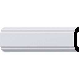 Ekena Millwork - PML03X00CL - Endurathane Classic Panel Moulding, 3 5/8"H x 3/4"P x 94 1/2"L, Factory Primed