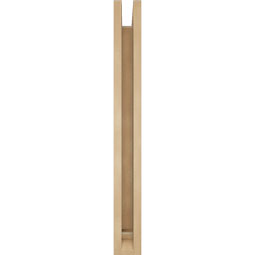 Ekena Millwork - BKTUR0352X24X32WTL01RCPR - Timberthane Faux Wood Westlake Style Bracket w/ Offset Brace, Traditional Ends, 3 1/2"W x 24"D x 32"H, Primed Tan