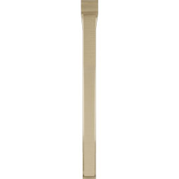 Ekena Millwork - BKTUR0352X34X42WTL01RCPR - Timberthane Faux Wood Westlake Style Bracket w/ Offset Brace, Traditional Ends, 3 1/2"W x 34"D x 42"H, Primed Tan