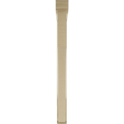 Ekena Millwork - BKTUR0352X36X40WTL01RCPR - Timberthane Faux Wood Westlake Style Bracket w/ Offset Brace, Traditional Ends, 3 1/2"W x 36"D x 40"H, Primed Tan