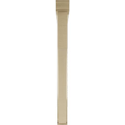 Ekena Millwork - BKTUR0352X38X38WTL01RCPR - Timberthane Faux Wood Westlake Style Bracket w/ Offset Brace, Traditional Ends, 3 1/2"W x 38"D x 38"H, Primed Tan