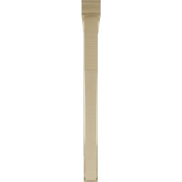 Ekena Millwork - BKTUR0352X40X40WTL01RCPR - Timberthane Faux Wood Westlake Style Bracket w/ Offset Brace, Traditional Ends, 3 1/2"W x 40"D x 40"H, Primed Tan