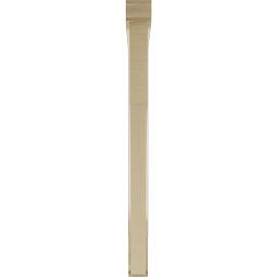 Ekena Millwork - BKTUR0352X40X44WTL01RCPR - Timberthane Faux Wood Westlake Style Bracket w/ Offset Brace, Traditional Ends, 3 1/2"W x 40"D x 44"H, Primed Tan