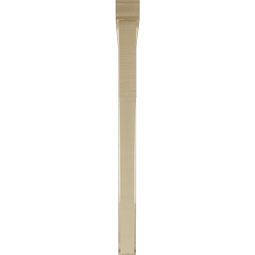 Ekena Millwork - BKTUR0352X44X44WTL01RCPR - Timberthane Faux Wood Westlake Style Bracket w/ Offset Brace, Traditional Ends, 3 1/2"W x 44"D x 44"H, Primed Tan