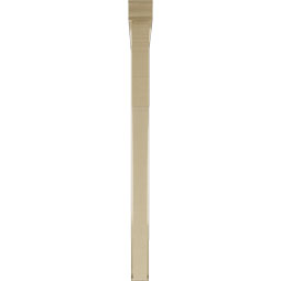 Ekena Millwork - BKTUR0352X48X48WTL01RCPR - Timberthane Faux Wood Westlake Style Bracket w/ Offset Brace, Traditional Ends, 3 1/2"W x 48"D x 48"H, Primed Tan