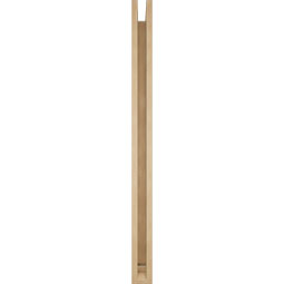 Ekena Millwork - BKTUR0352X48X48WTL01RCPR - Timberthane Faux Wood Westlake Style Bracket w/ Offset Brace, Traditional Ends, 3 1/2"W x 48"D x 48"H, Primed Tan