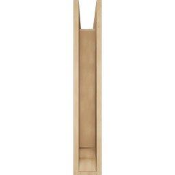 Ekena Millwork - BKTUR0554X22X34WTL01RCPR - Timberthane Faux Wood Westlake Style Bracket w/ Offset Brace, Traditional Ends, 5 1/2"W x 22"D x 34"H, Primed Tan