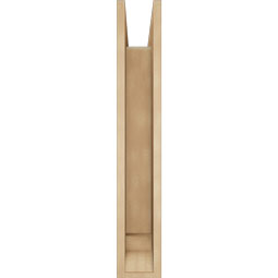 Ekena Millwork - BKTUR0554X26X34WTL01RCPR - Timberthane Faux Wood Westlake Style Bracket w/ Offset Brace, Traditional Ends, 5 1/2"W x 26"D x 34"H, Primed Tan