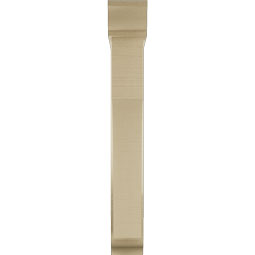 Ekena Millwork - BKTUR0554X28X40WTL01RCPR - Timberthane Faux Wood Westlake Style Bracket w/ Offset Brace, Traditional Ends, 5 1/2"W x 28"D x 40"H, Primed Tan