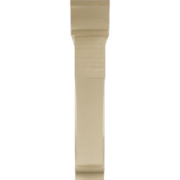 Ekena Millwork - BKTUR0554X30X30WTL01RCPR - Timberthane Faux Wood Westlake Style Bracket w/ Offset Brace, Traditional Ends, 5 1/2"W x 30"D x 30"H, Primed Tan