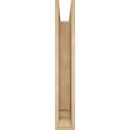 Ekena Millwork - BKTUR0554X32X36WTL01RCPR - Timberthane Faux Wood Westlake Style Bracket w/ Offset Brace, Traditional Ends, 5 1/2"W x 32"D x 36"H, Primed Tan