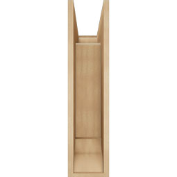 Ekena Millwork - BKTUR0756X20X32WTL01RCPR - Timberthane Faux Wood Westlake Style Bracket w/ Offset Brace, Traditional Ends, 7 1/2"W x 20"D x 32"H, Primed Tan