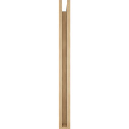 Ekena Millwork - BKTUR0352X30X38WTL05RCPR - Timberthane Faux Wood Westlake Style Bracket w/ Offset Brace, Block Ends, 3 1/2"W x 30"D x 38"H, Primed Tan