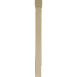 Ekena Millwork - BKTUR0352X32X40WTL05RCPR - Timberthane Faux Wood Westlake Style Bracket w/ Offset Brace, Block Ends, 3 1/2"W x 32"D x 40"H, Primed Tan
