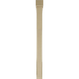 Ekena Millwork - BKTUR0352X34X42WTL05RCPR - Timberthane Faux Wood Westlake Style Bracket w/ Offset Brace, Block Ends, 3 1/2"W x 34"D x 42"H, Primed Tan