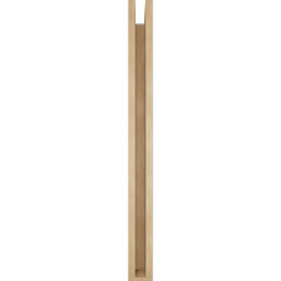 Ekena Millwork - BKTUR0352X36X40WTL05RCPR - Timberthane Faux Wood Westlake Style Bracket w/ Offset Brace, Block Ends, 3 1/2"W x 36"D x 40"H, Primed Tan