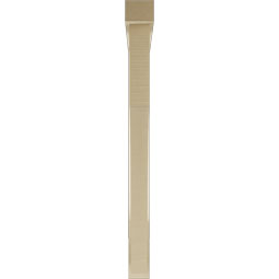 Ekena Millwork - BKTUR0352X40X40WTL05RCPR - Timberthane Faux Wood Westlake Style Bracket w/ Offset Brace, Block Ends, 3 1/2"W x 40"D x 40"H, Primed Tan