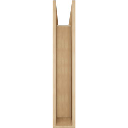 Ekena Millwork - BKTUR0756X30X42WTL05RCPR - Timberthane Faux Wood Westlake Style Bracket w/ Offset Brace, Block Ends, 7 1/2"W x 30"D x 42"H, Primed Tan